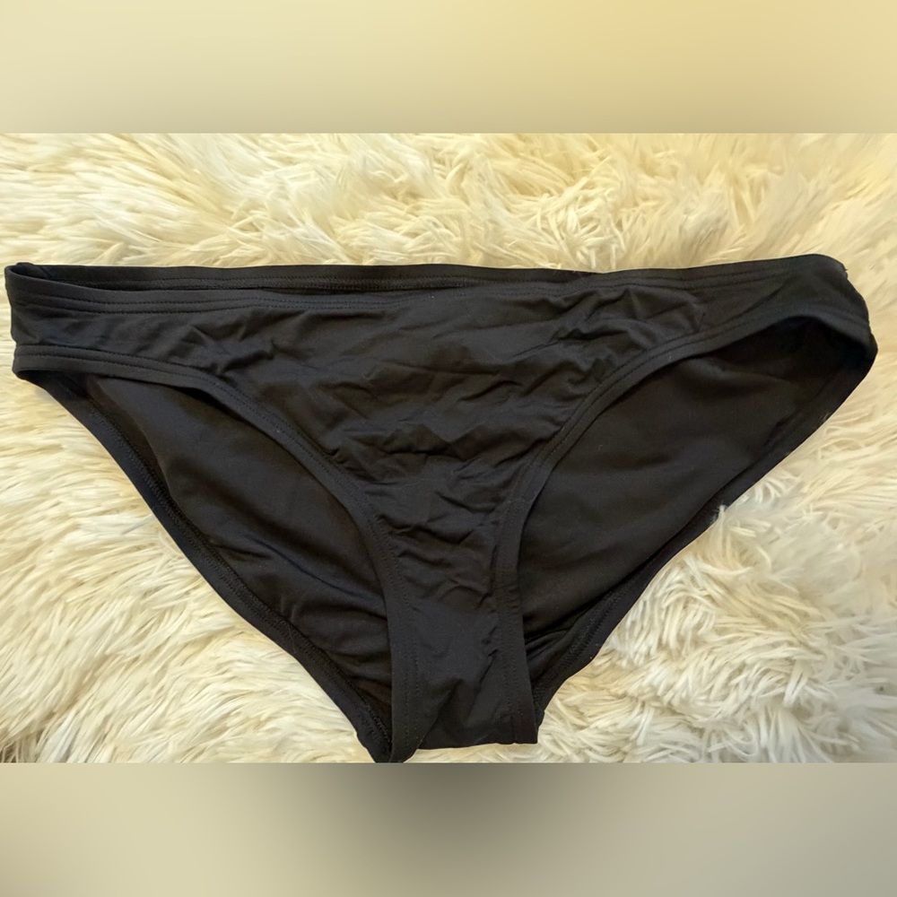 Michael Michael Kors Womens Black Bikini Bottom Swim Bottom Size Large NWOT
